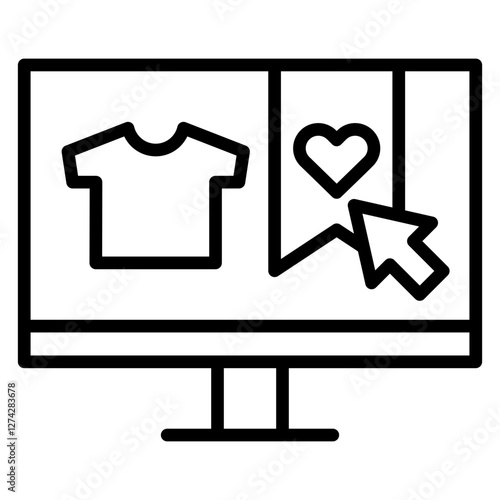 Add To Favourites Outline Icon