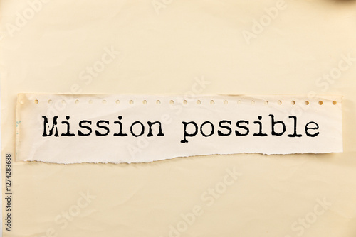 text showing inspiration mission possible
