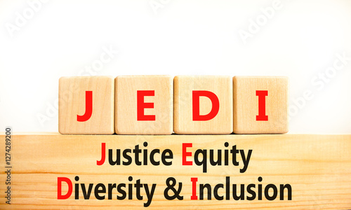 Schilderij op canvas Justice equity diversity inclusion symbol