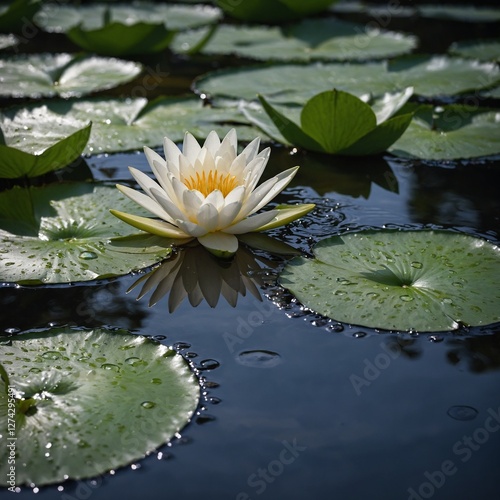 white water lily