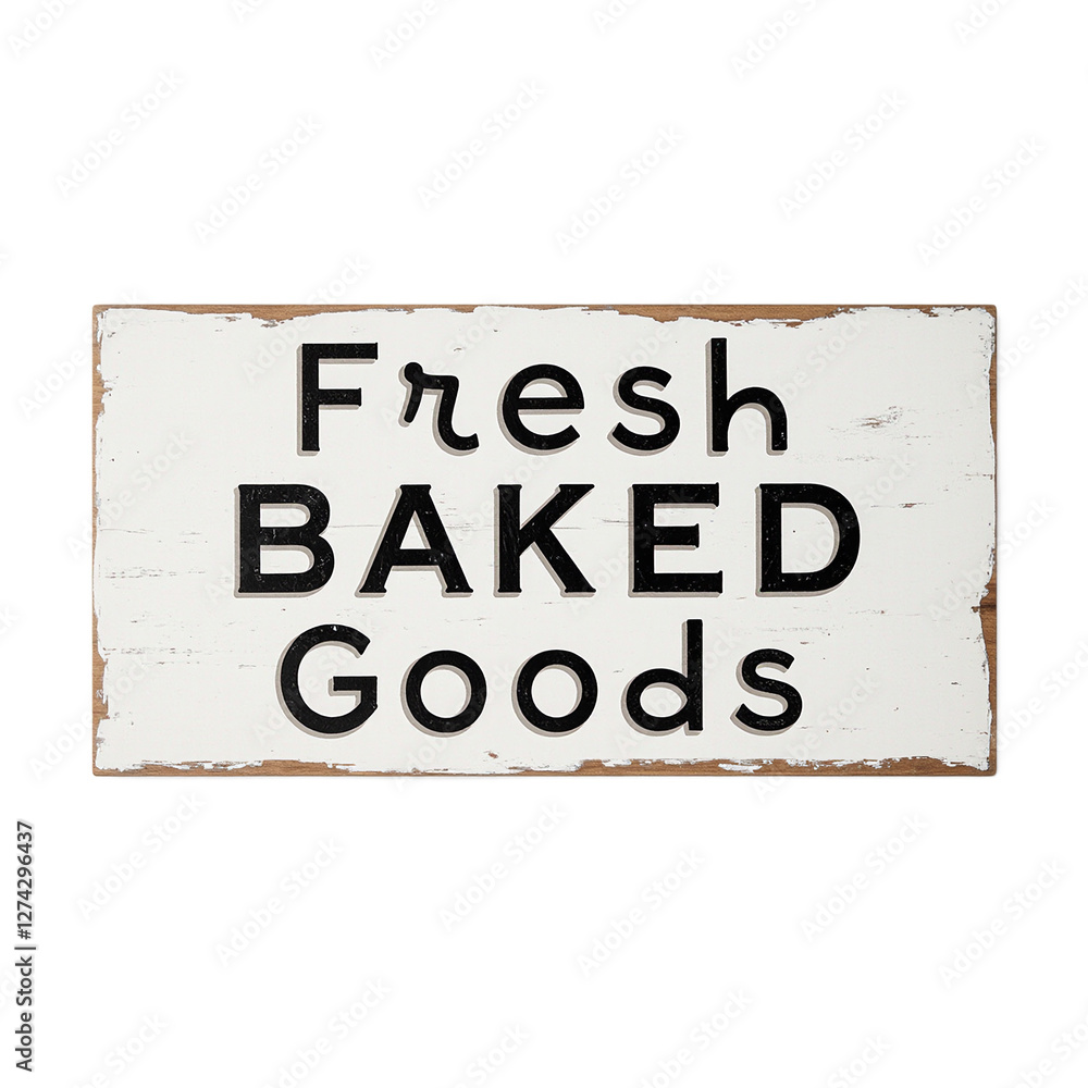 Maple wood sign Fresh Baked Goods in black letters ideal for kitchen or caf Maple wood sign Fresh Baked Goods in black letters ideal for kitchen or caf