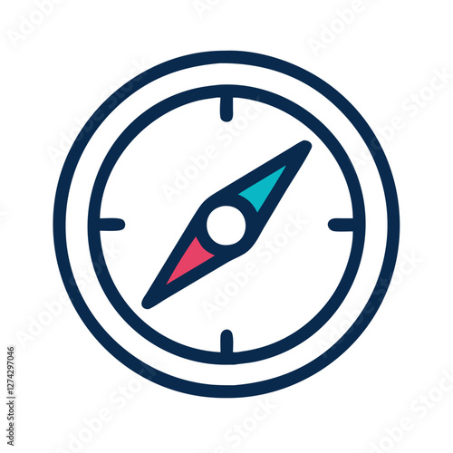 compass needle icon design