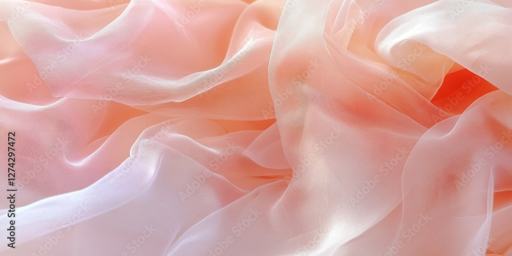 Pink and gold ribbons in abstract design, creating a dreamlike texture. Pink and gold ribbons in abstract design, creating a dreamlike texture.