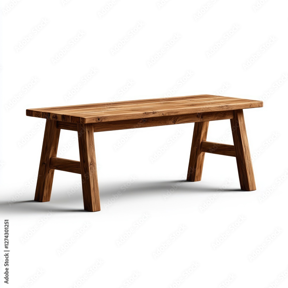 Solid Wood Table with Strong Legs and Natural Finish Design Solid Wood Table with Strong Legs and Natural Finish Design