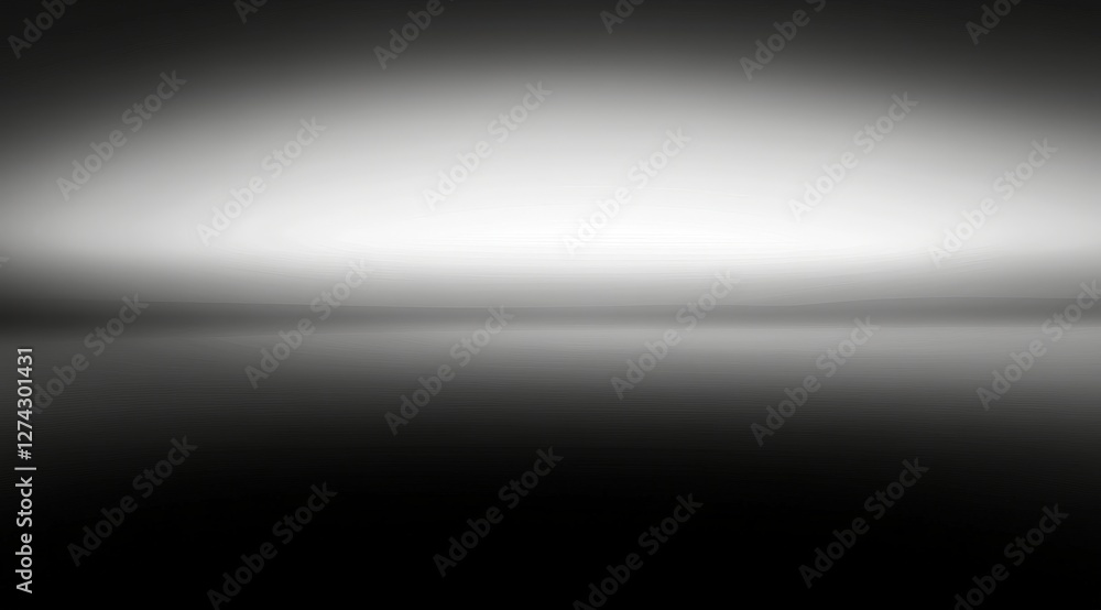 Abstract grayscale landscape with light and shadow. Horizon background for spiritual concepts Abstract grayscale landscape with light and shadow. Horizon background for spiritual concepts