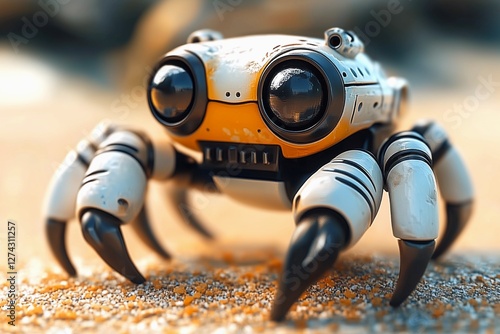 little cute robot crab photo