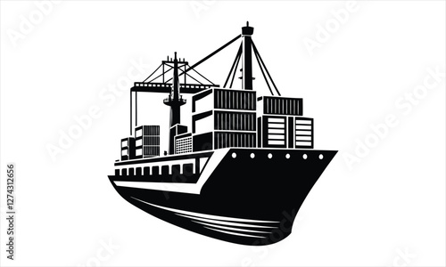Cargo Ship: Delivering Goods Worldwide Icon