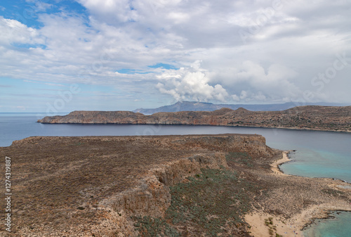 Obraz na płótnie Gramvousa Island and Gramvousa Peninsula Coast w salonie