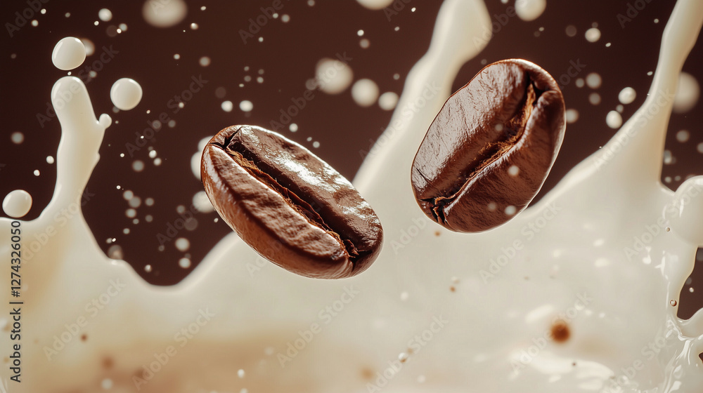 Chocolate and coffee beans close-up on a white background Chocolate and coffee beans close-up on a white background