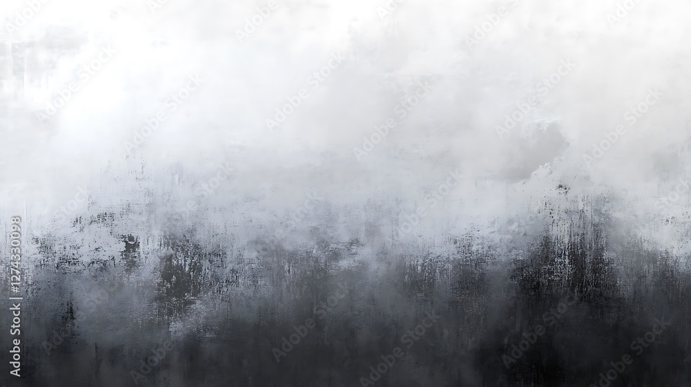 Abstract Gray and Black Textured Canvas Painting Abstract Gray and Black Textured Canvas Painting