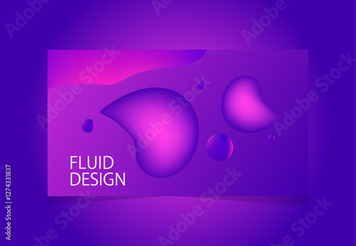 Modern and aesthetic fluid background featuring soft color transitions and flowing shapes that catch the eye. Ideal for professional design projects, presentations, and branding