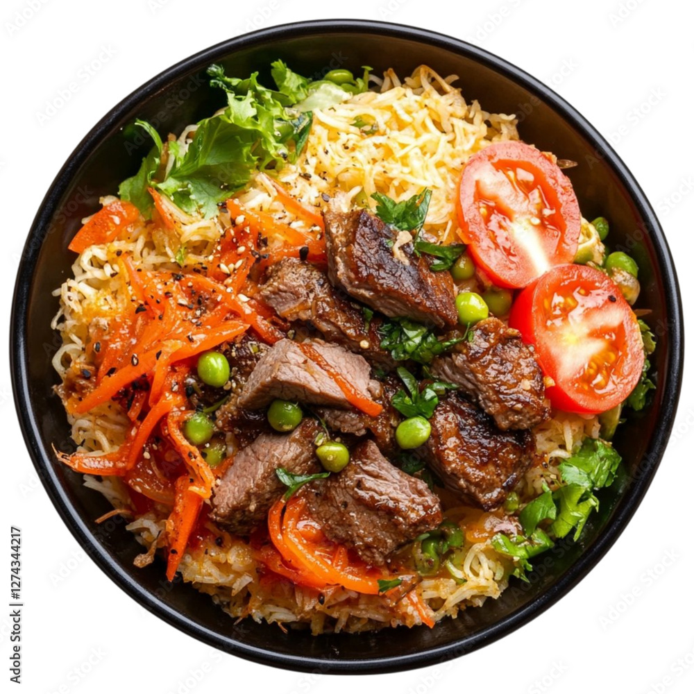 Plov or pilaf is a rice dish popular in the Middle East, Central Asia and surrounding areas. Plov or pilaf is a rice dish popular in the Middle East, Central Asia and surrounding areas.