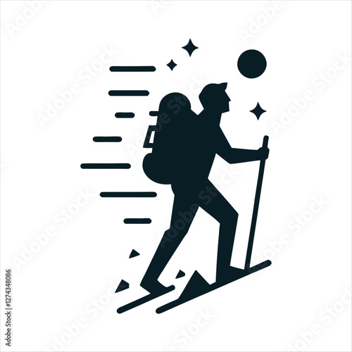 trail seeker silhouette vector design-Ultimate Guide to Hiking, Adventure, and Exploring Nature's Hidden Paths