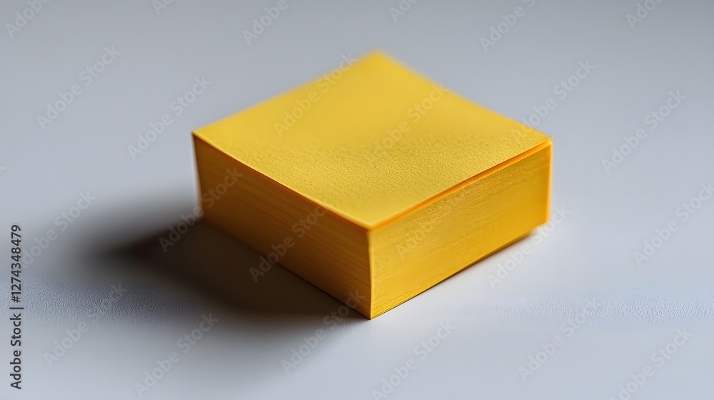 Minimalist and clean composition featuring a single bright yellow note on a pristine white background with soft natural shadows showcasing a modern and minimalistic aesthetic with ample copy space Minimalist and clean composition featuring a single bright yellow note on a pristine white background with soft natural shadows showcasing a modern and minimalistic aesthetic with ample copy space