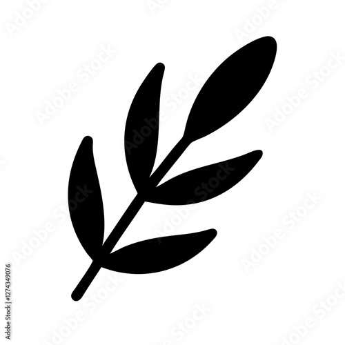 eucalyptus leaf icon design