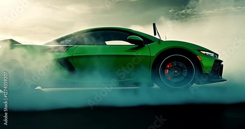Driving Towards Dreams: Sports Car on the Highway