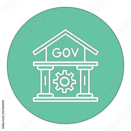 Blockchain Governance Icon
