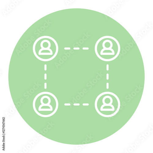 Peer to Peer Network Icon