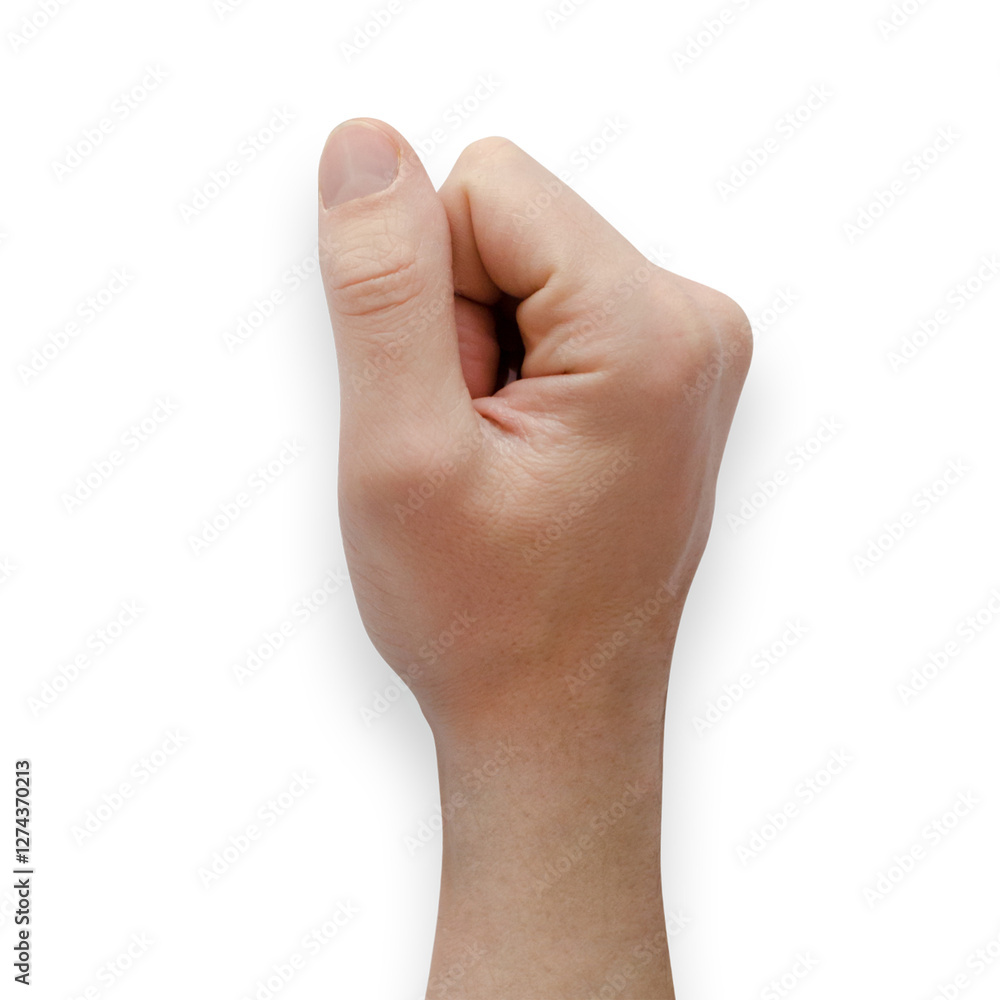 A clenched fist gesture, often symbolizing strength, solidarity, or defiance. A clenched fist gesture, often symbolizing strength, solidarity, or defiance.