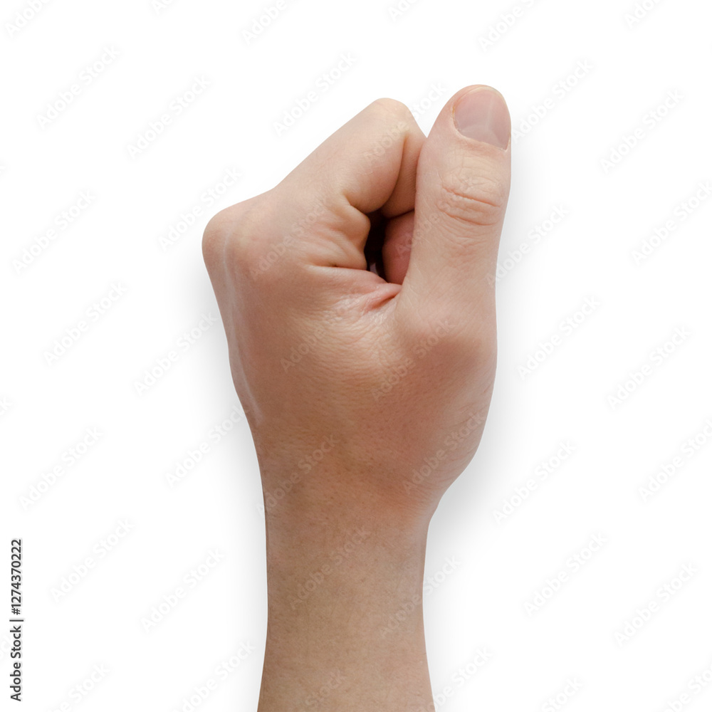 A closed fist gesture, often symbolizing strength or solidarity. A closed fist gesture, often symbolizing strength or solidarity.