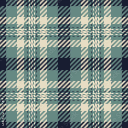 Winter background textile texture, dining room check seamless pattern. Gingham tartan fabric plaid vector in pastel and light colors.