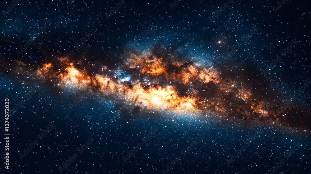 Milky Way in interstellar space Milky Way in interstellar space