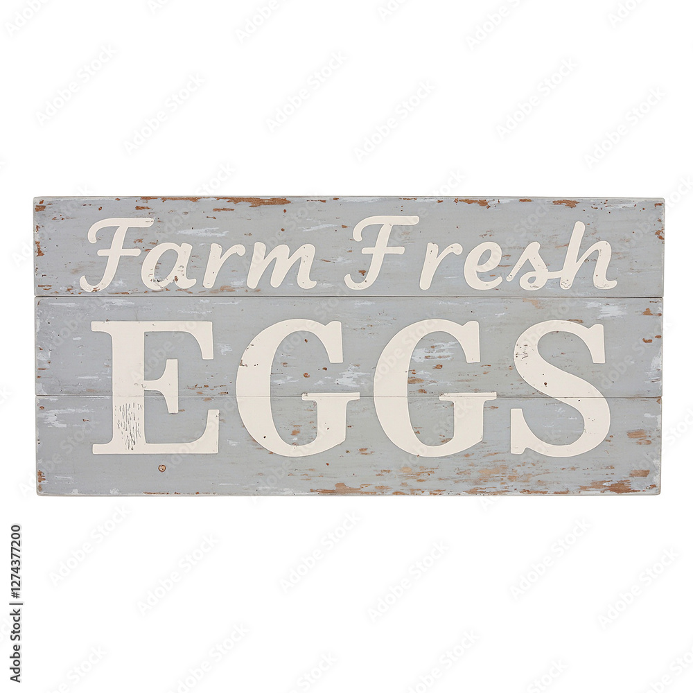 Hand painted Farm Fresh Eggs sign on distressed pine Hand painted Farm Fresh Eggs sign on distressed pine