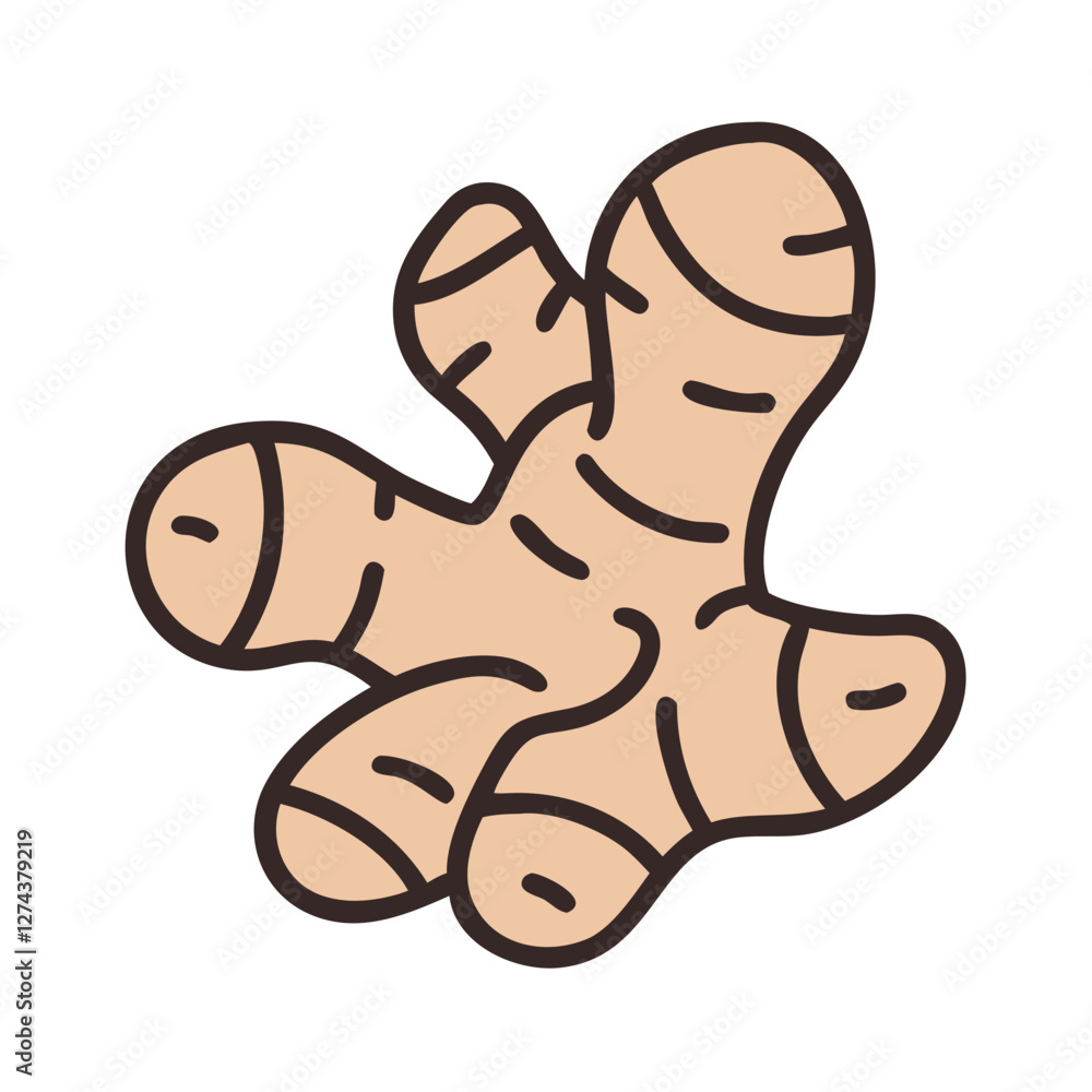 ginger root icon design ginger root icon design
