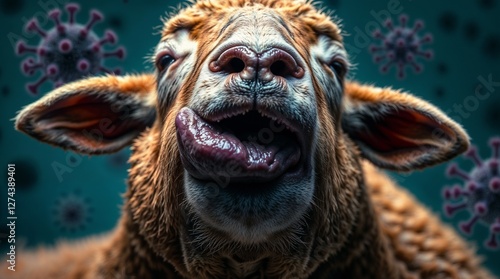 Bluetongue Virus is an insect-borne, viral disease that affects sheep, cattle, and other ruminants