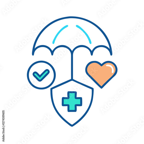 Wallpaper Mural health insurance icon design Torontodigital.ca