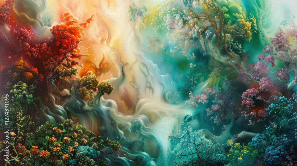 special flora, mysterious forest special flora, mysterious forest