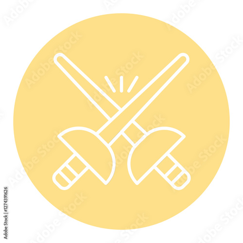 Fencing Tournament Icon