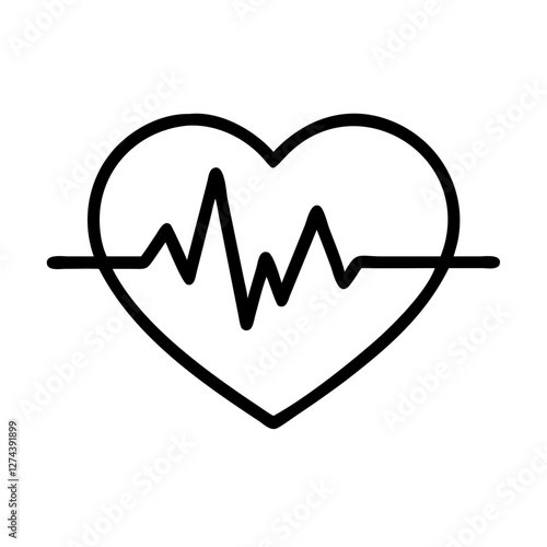 heartbeat icon design