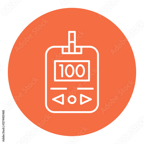 Blood Glucose Monitoring Icon