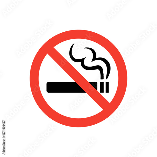 No Smoking Sign, Prohibiting Smoking.