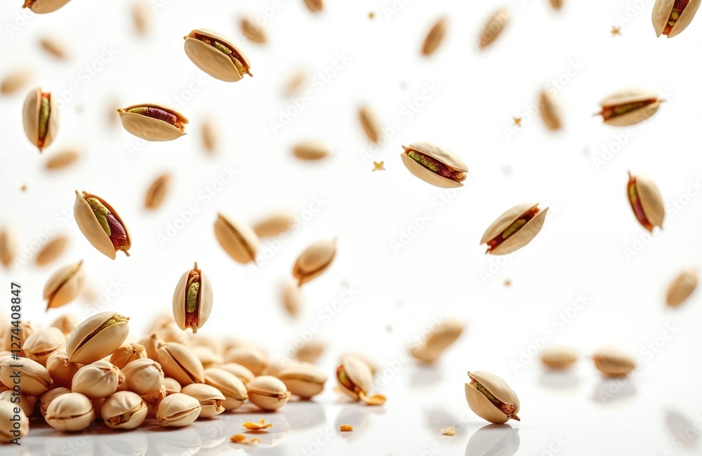 Pistachio illustration on transparent background. Falling pistachios, pile. Shelled nuts concept. Healthy food snack, vegetarian diet. Use for culinary blog, cooking book nut snack product demo. Pistachio illustration on transparent background. Falling pistachios, pile. Shelled nuts concept. Healthy food snack, vegetarian diet. Use for culinary blog, cooking book nut snack product demo.