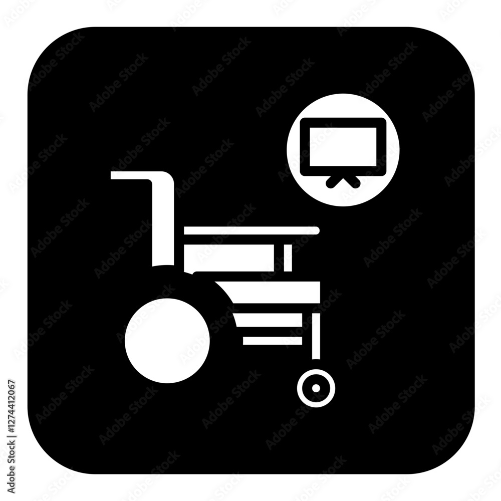 Fototapeta premium wheel chair