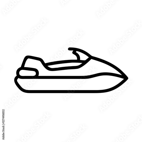 jet ski icon design