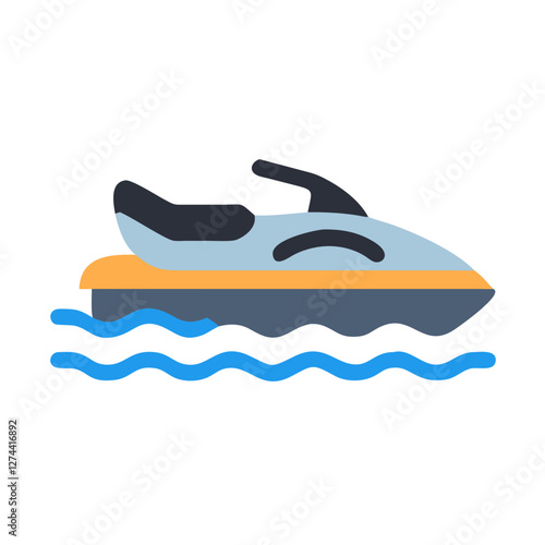 jet ski icon design