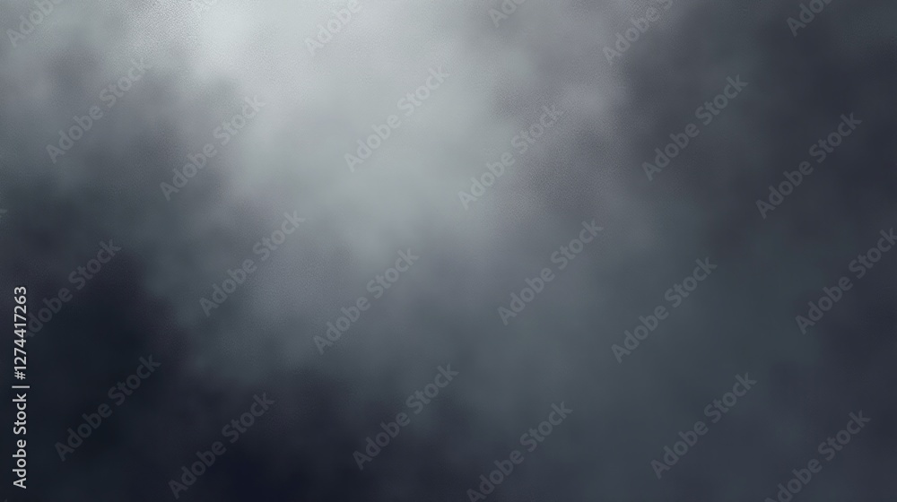 The image depicts a foggy, dark scene with a light source in the distance. The image depicts a foggy, dark scene with a light source in the distance.
