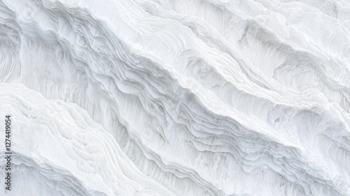Wallpaper Mural Close-Up of Glacier Surface Texture with Intricate Patterns Torontodigital.ca
