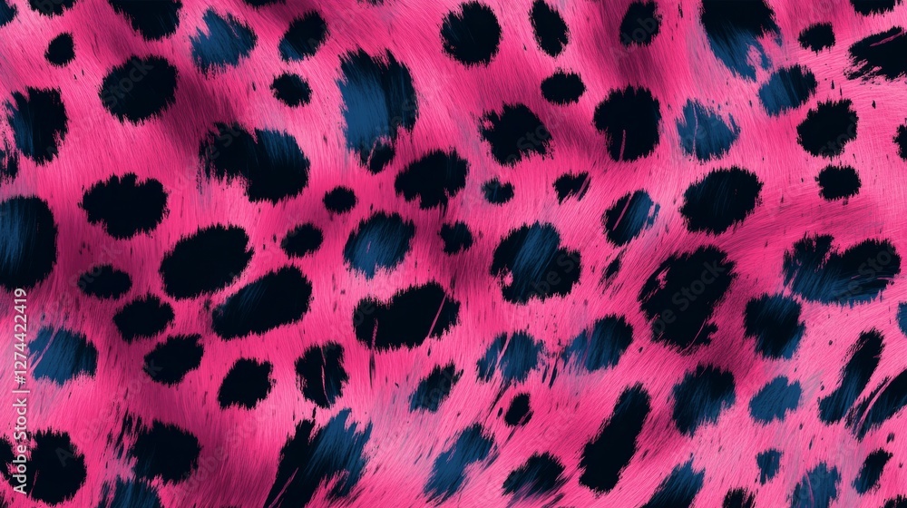 Seamless Pink Leopard Print Seamless Pink Leopard Print