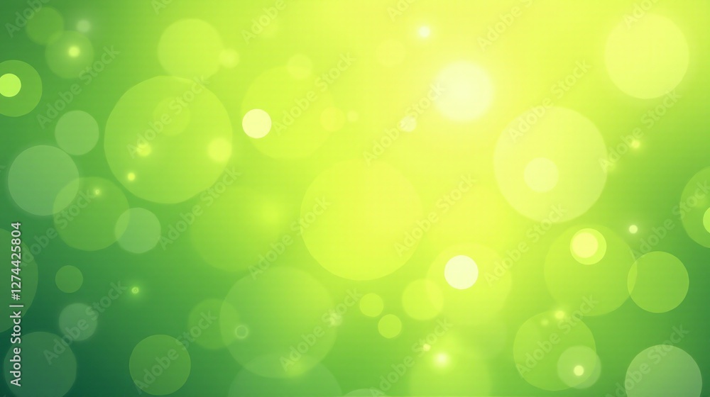 The image showcases an array of green circles, varying in size and brightness, creating a mesmerizing visual effect. The image showcases an array of green circles, varying in size and brightness, creating a mesmerizing visual effect.