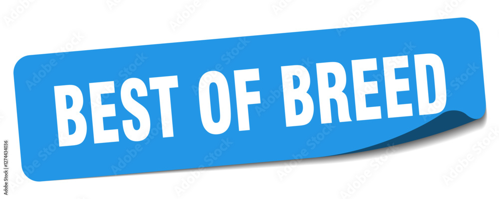 best of breed sticker. best of breed label best of breed sticker. best of breed label