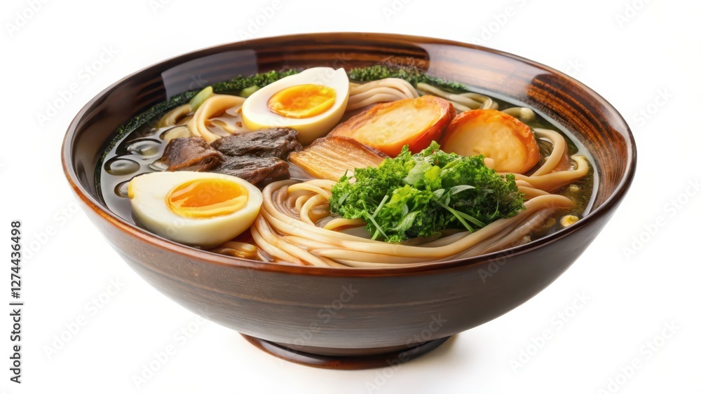 Ramen Bowl, Japanese Noodles, Egg, Broth, Food Photography Ramen Bowl, Japanese Noodles, Egg, Broth, Food Photography