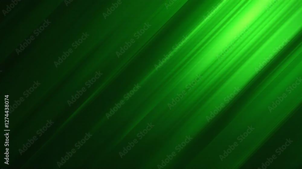 The image showcases vibrant green hues with diagonal light streaks. The image showcases vibrant green hues with diagonal light streaks.