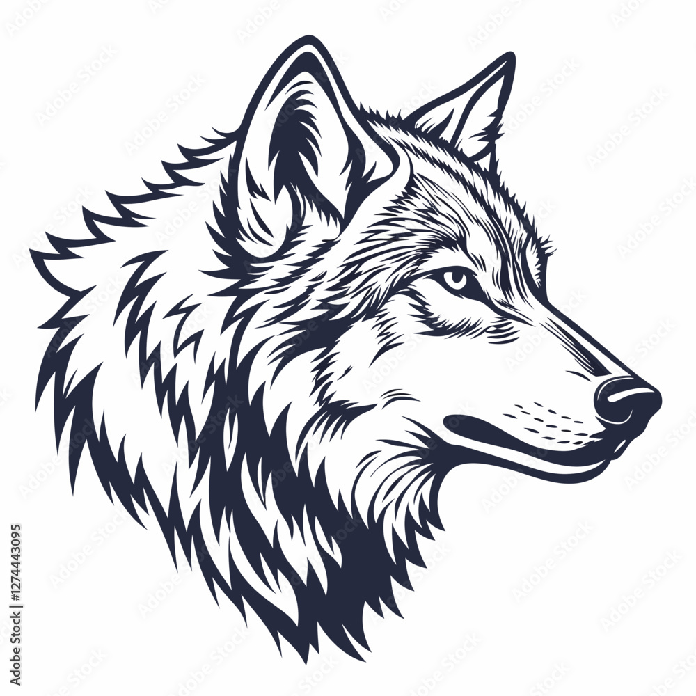 vector illustration of wolf vector illustration of wolf