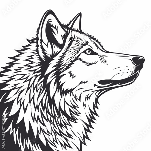 wolf vector illustration