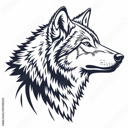 wolf vector illustration