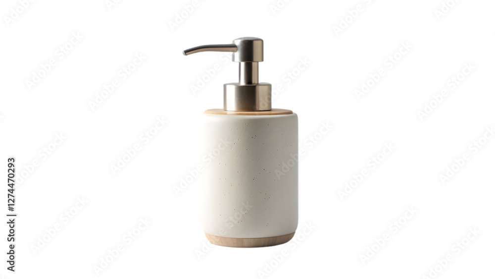 Obraz premium White plastic bottle